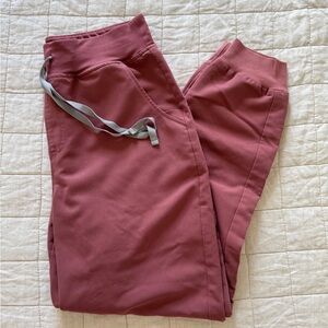 Figs Mauve Zamora HW Jogger Scrubs